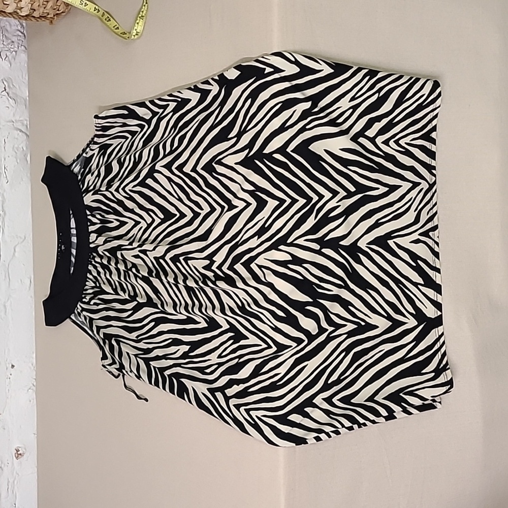 Tiana B Dress Size Small Balck and Cream